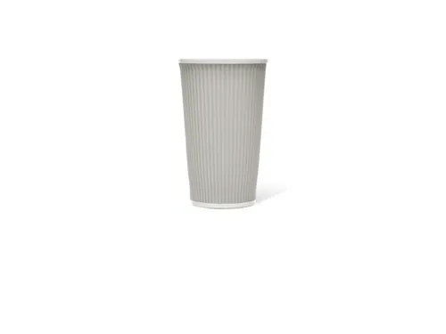 Beker porselein Les Artistes Paris 450ml siliconen grip licht Grijs