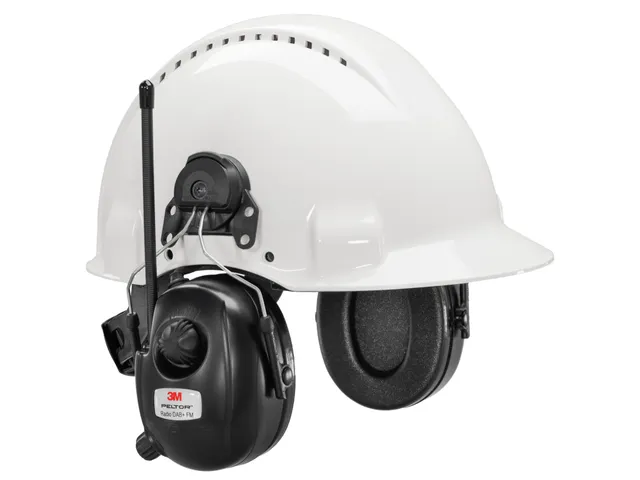 3M Peltor DAB+ FM Radio gehoorkap met helmbevestiging