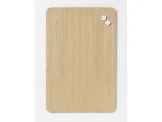 Glasmagneetbord Naga 40x60cm eiken afgeronde hoeken - 2
