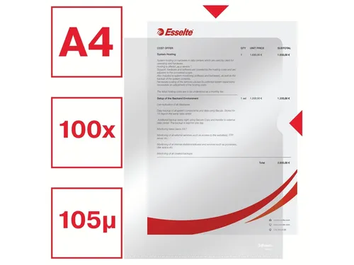 L-map Esselte Standaard A4 Pp Transparant 0.11mm