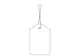 HERMA 6948 Hanglabel 32x50mm Wit karton met wit draad 1000 stuks