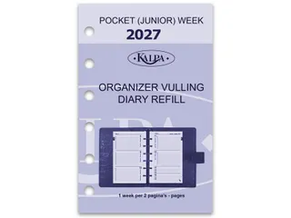 Agendavulling 2027 Kalpa Pocket 7dagen/2pagina's - 1