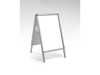 Stoepbord Seco A-frame A2 32mm zilver weersbestendig - 3