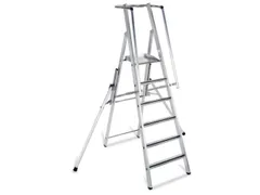Platformladder Aluminium Bordes H X B X D 1840X 400X 400Mm 7Treden