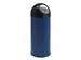 Afvalbak met pushdeksel 55 liter Blauw