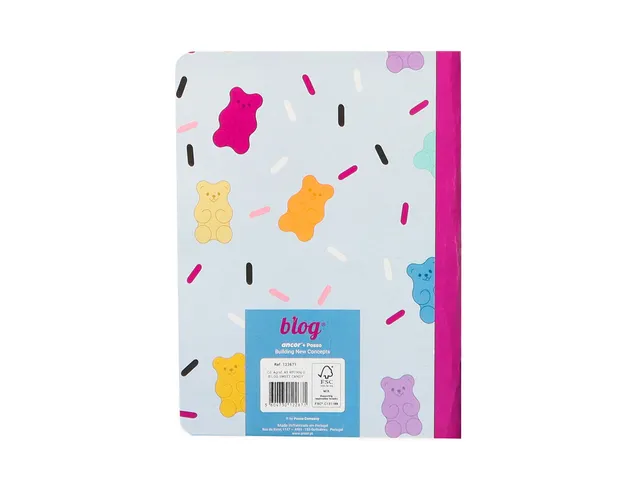 Cahier d'exercices B'LOG SWEET CANDY A4 ligne 48 feuilles 90 g/m² ré