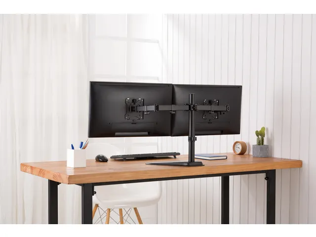 Bras 2 écrans DIGITUS 17-32inch Noir