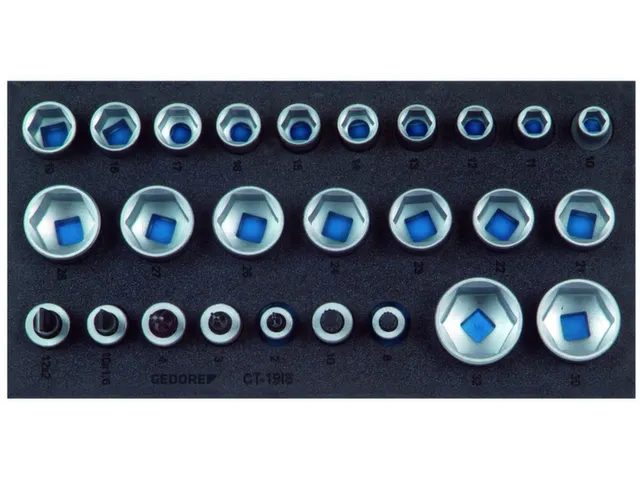 1500 CT1-19 IS Set doppen 1/2 inch in module voor controlegereedschap