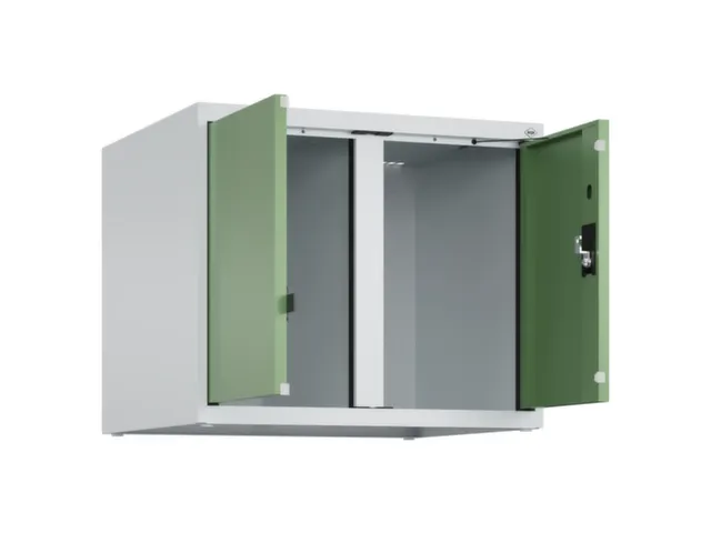 opzetkast,v. locker voor scheiding van kleding,2vak.,vak B 300mm