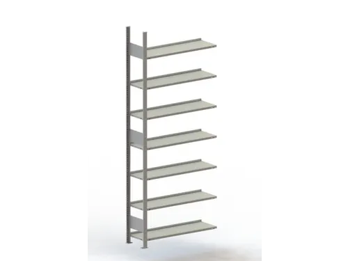Inhaakstelling Aanslagrand Aanbouwveld 2500x1000x300mm 7legborden