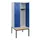 locker met bank,HxBxD 1950x800x815mm,2vak,vak B 400mm,draaigrendel
