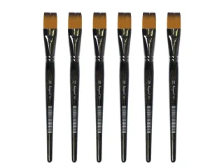 Penseel Kangaro Serie 341 plat Nr. 18 synthetisch doos 6 stuks - 1