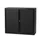 Roldeurkast Inclusief 2 Legborden Zwart 103x100x43