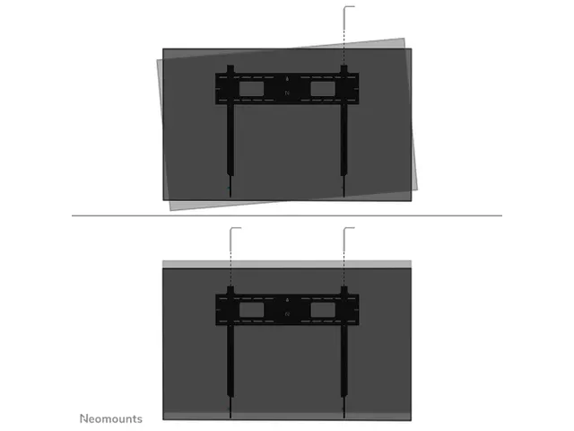 Neomounts LEVEL-750 WL30-750BL18 Support mural fixe robuste pour écra