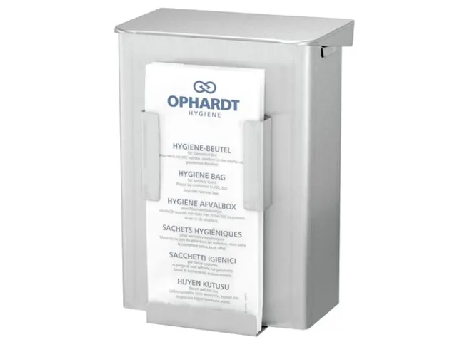 Hygiënebak 6 liter RVS + zakjeshouder AB 6 HB 1 E ingo-man versie