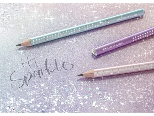 Potlood Faber-Castell Jumbo grip Sparkle 2 kokers elk 36stuks: rose me