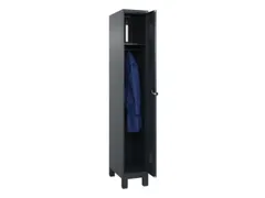 locker,HxBxD 1950x300x500mm,1vak,vak B 300mm,draaigrendel,voeten