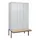 Z-garderobekast,HxBxD 2120x1200x815mm,6vak,vak B 400mm,cil.-slot