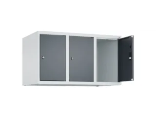 opzetkast,v. locker,3vak.,vak B 300mm,HxBxD 500x900x500mm,vleugeldeur - 2