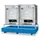 Opvangbak 2x Ibc Opvangvol. 1000l Staal 745x2680x1400mm Aftapbok