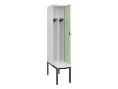 locker met bank,voor scheiding van kleding,HxBxD 2120x400x815mm,1vak