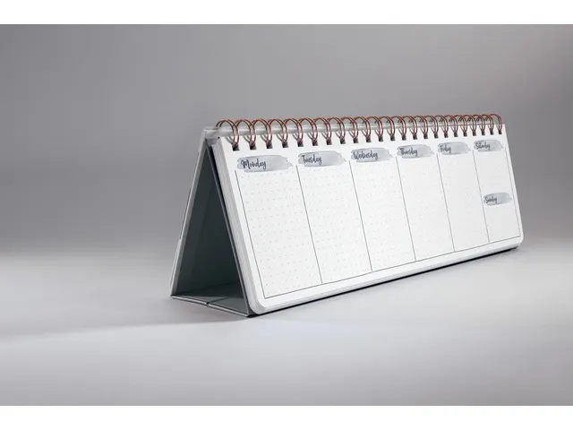 Weekplanner Beauty A4 lig(EN) Apricot Insp. Ongedat. HC 2 pag=1 week