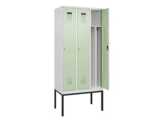 locker voor scheiding van kleding,HxBxD 2120x900x500mm,3vak - 1