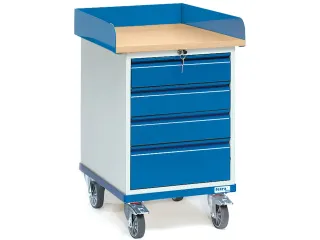 Verrijdbare Kast 2446 150kg 650x550mm Ral5007 - 1