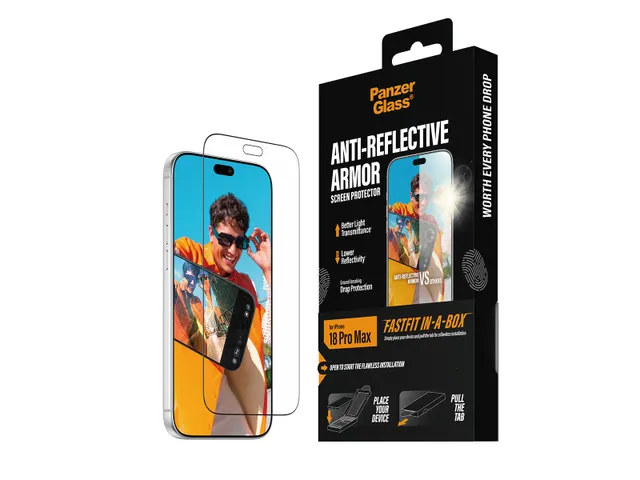 PanzerGlass Anti-reflective Armor Screen Protector iPhone 18 Pro Ma
