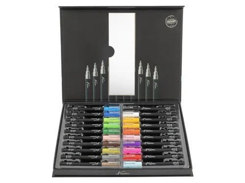 Acrylmarker Nassau set à 20 kleuren