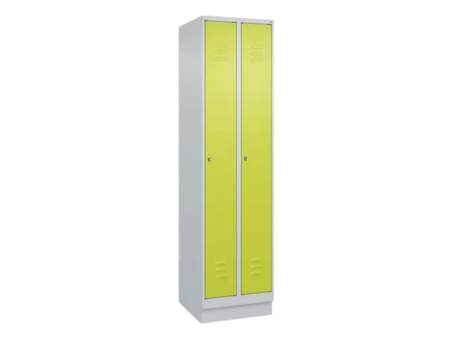 locker,HxBxD 1950x500x500mm,2vak,vak B 250mm,cil.-slot,sokkel
