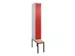 locker voor scheiding van kleding,HxBxD 2120x300x815mm,1vak