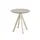 bistrotafel,HxØ 730x700mm,rond,4voeten zandkleuren,blad HPL Moonstone