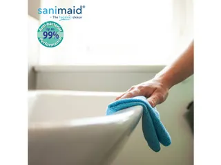 Sanimaid Microvezeldoeken Antibacterieel Set Blauw en Rood - 6