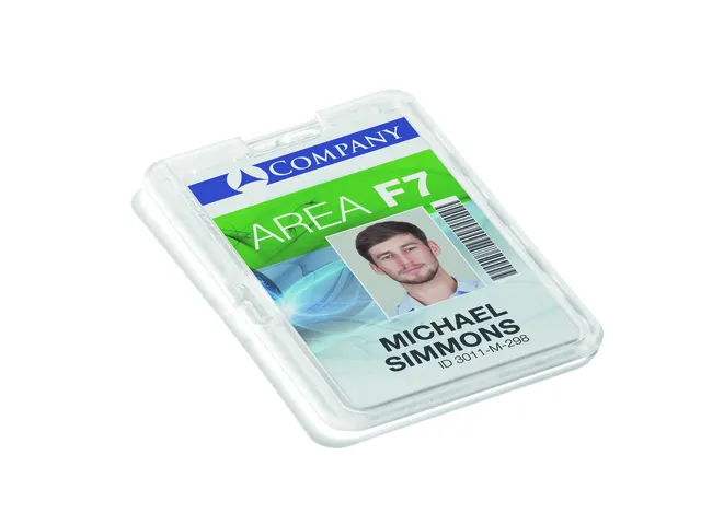 Durable 8928 Badge Kaarthouder permanent gesloten voor Veiligheidspas