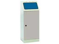 Afvalverzamelaar Zelfblussend 1X45 Liter 1000X400X300Mm Blauw