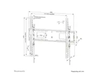 OUTLET Neomounts LEVEL-750 WL35-750BL18 Kantelbare heavy duty muurbeug - 2