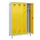 locker voor scheiding van kleding,HxBxD 1950x1200x500mm,4vak