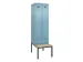 locker met bank,voor scheiding van kleding,HxBxD 2120x600x815mm,2vak