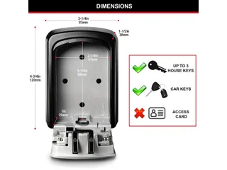 Sleutelkluis MasterLock 5401EURD Select Access middelgroot - 2