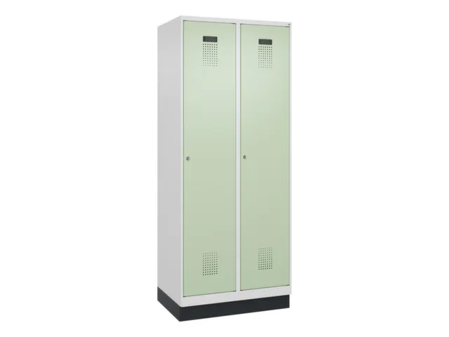 locker voor scheiding van kleding,HxBxD 1950x800x500mm,2vak