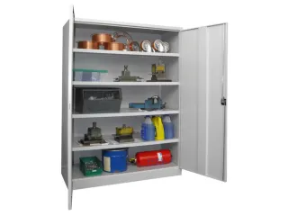 zwaarlastkast met openslaande deuren,RAL7035,front RAL7035 - 3