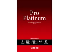 Papier photo Canon 2768B016 Brillant Pt-101 A4 Noir 20 feuilles