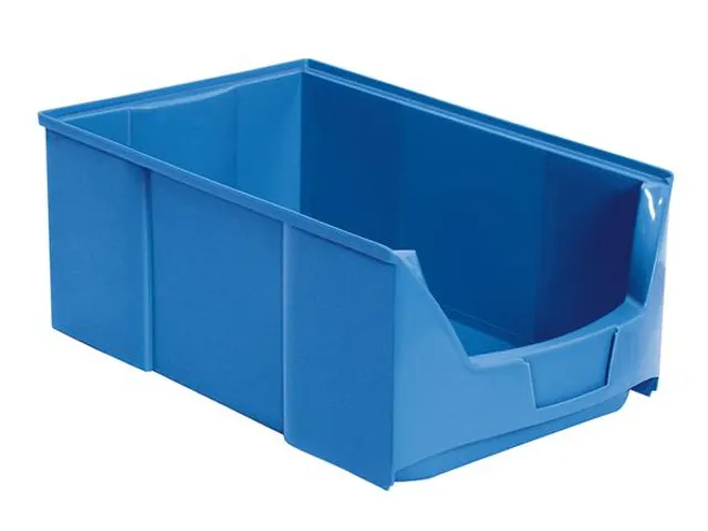 Zichtbak Hxbxd 200x300x510/455mm Pe Blauw