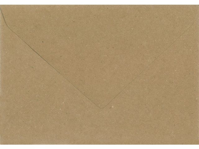 Envelop C6 Kangaro 10 stuks bruin 120 grams papier | EnveloppenStore.nl