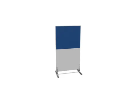 scheidingswand,HxB 1545x800mm,MP-lichtgrijs,BN6016-blauw