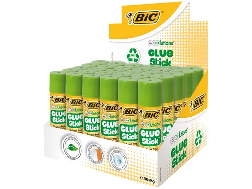 Lijmstift Bic ecolutions 8gr doos à 20+10 gratis
