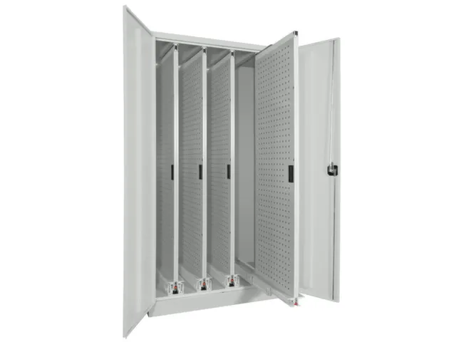 verticale kast cil.slot HxBxD 1950x1000x600mm RAL7035 front RAL7035