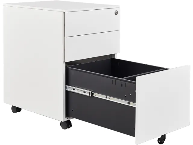 Ladeblok Verrijdbaar Wit