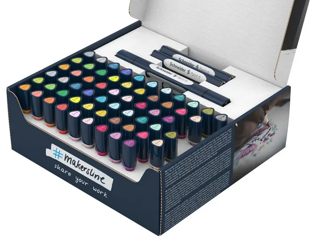 Twinmarker Schneider set Paint-It 040 72 stuks ass. kleur